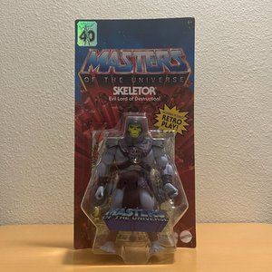 SKELETOR masters of the universe motu NEW origins HE-MAN figure 40TH anniversary